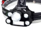 Bailong T63 Rechargeable LED Headlamp with CREE XM-L T6, COB & Zoom