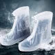 Telcon Waterproof Shoe Covers with Zipper, XL (41-42), White
