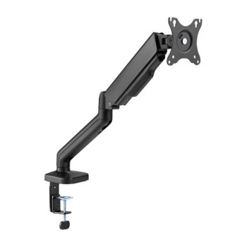 Spring-Assisted Single Monitor Arm Mount 17"-32" Black