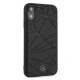 Mercedes Twister Leather Case for iPhone Xr - Black