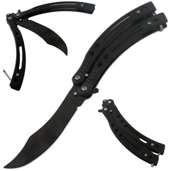"Butterfly" Treniņu Taktiskais Nazis, Melns | Training Knife