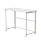 Maclean Folding Desk, White, Mobile, 100x50cm