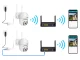 Outdoor PTZ IP Wi-Fi Camera, Full HD, White