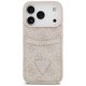 Guess iPhone 17 Pro Case 4G Double Card Triangle, Pink