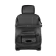 Black Eco-Leather Car Seat Organizer with Folding Table