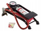 Car Bicycle 1-Cylinder Foot Pump with Pressure Gauge