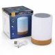 Rechargeable Touch LED Night Light with RGB Color Changing, White