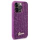 Guess iPhone 15 Pro Case Disco Metal Script, Fuchsia