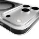 Puro Lite Mag Case for iPhone 17 Pro with MagSafe, Transparent with Gray Ring