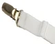 Adjustable Bed Sheet Fasteners with Clips 2 pcs White