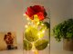 Eternal Artificial Rose with LED in a Glass Dome Best Gift
