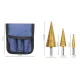 Bigstren Step Drill Bit Set, 3 pcs