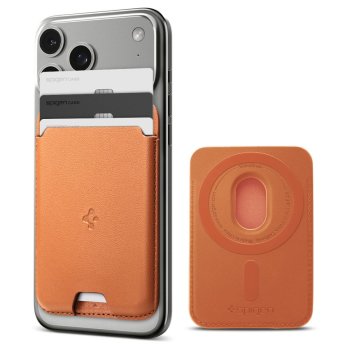Magnetic Phone Wallet Spigen Valentinus MagSafe Orange