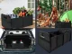 Large Car Trunk Organizer, Foldable, Black
