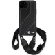 BMW iPhone 15 Plus / 14 Plus Case M Edition Carbon Stripe & Strap, Black
