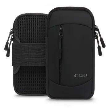 Tech-Protect M6 Universal Sport Armband for Phones up to 6.9", Black