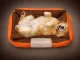 Pet Bed for Dogs and Cats, Size M, Non-Slip Base, 70x55 cm, Orange