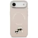 Karl Lagerfeld Karl & Choupette Pins MagSafe Case for iPhone, Air Pink