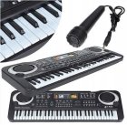 Children's Piano Synthesizer Keyboard with Microphone, 61 keys