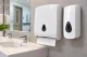 Wall-mounted ZZ paper towel dispenser, 40 cm, white