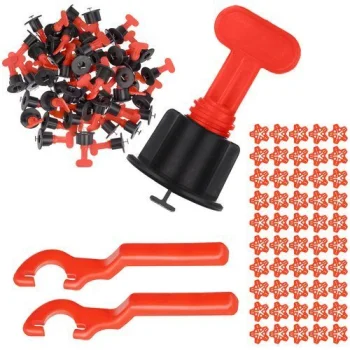 Bigstren Reusable Tile Leveling System, 150 Pcs + Wrenches