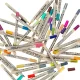 Waterproof Acrylic Markers for Fabric and Stones, 48 pcs