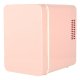 Portable Mini Fridge 4L, Cooling and Heating Function, Pink