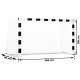Neo-Sport Football Goal 300 x 160 x 90 cm, Black/White