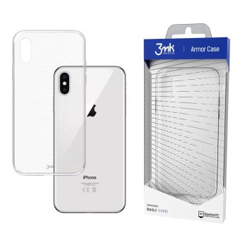 Apple iPhone XS Max 6.5" 3MK Clear Case Cover, Transparent