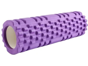 Massage Foam Roller for Fitness Yoga Pilates - 30x10cm, Purple