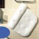 Bath Pillow, Mesh Material, White