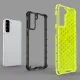 Case for Samsung Galaxy S22+ (S22 Plus) Honeycomb with Gel TPU Frame, Clear