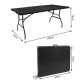 Folding Garden Table 180cm, Black
