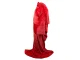 Red Fleece Blanket with Sleeves 140x200 cm