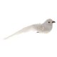 Clip-On Bird Christmas Ornaments, Set of 2, White, Ruhhy 22338