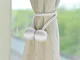 Magnetic Curtain Tiebacks 2 pcs White