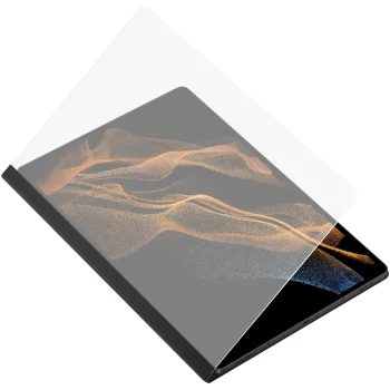 Original Samsung Galaxy Tab S8 Ultra (SM-X900; SM-X906) Note View Cover Case, Black (EF-ZX900PBEGEU)
