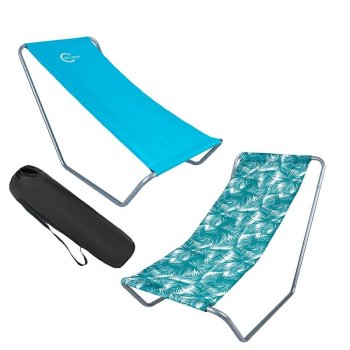 Portable Folding Beach Lounger for Camping and Outdoors