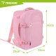 Travel Cabin Backpack Trizand 40x25x20cm 20L, pink