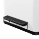 Hailo Öko Uno Plus M 17 L Rectangular Pedal Bin, White Matte