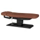 Electric SPA Treatment Bed Sillon Relax, Brown with Dark Wood Base