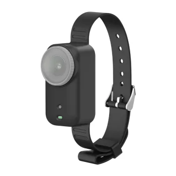 Silicone Band / Pet Collar Puluz for DJI Osmo Nano, Black (PU1062B)