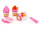 Cutting Birthday Cake Toy Set with Play Food & Accessories 76 pcs
