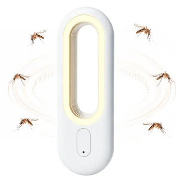 Ultrasonic Electric Insect and Mosquito Repeller with LED Night Light
