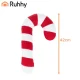Ruhhy 27032 Candy Cane Pillow Christmas Decoration, Soft Holiday Throw Pillow, Red and White