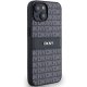 DKNY iPhone 15 Plus / 14 Plus Case Mono Stripe & Metal Logo, Black