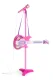 Kids Electric Guitar Toy Set with Microphone and Stand MP3