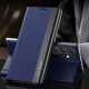 Hurtel Sleep Case Pro Flip Case for Samsung Galaxy S25+, Blue