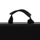 Gardlov Folding Garden Table 180cm with 2 Benches, Black