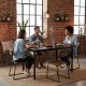 Modernhome NORD-BC Kitchen / Desk Table 120x60 cm, Black